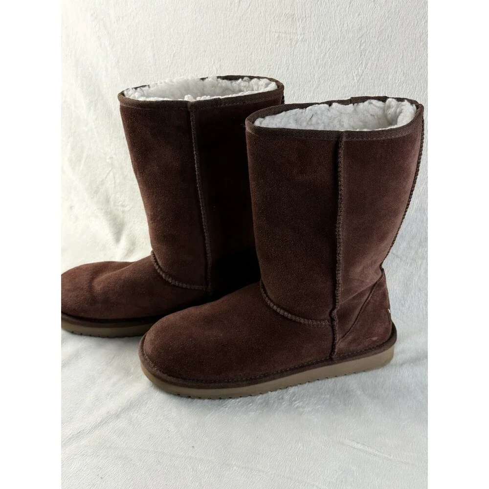 BEARPAW EMMA GIRLS BOOTS SHOES 608Y/BROWN SIZE 5 YOUTH